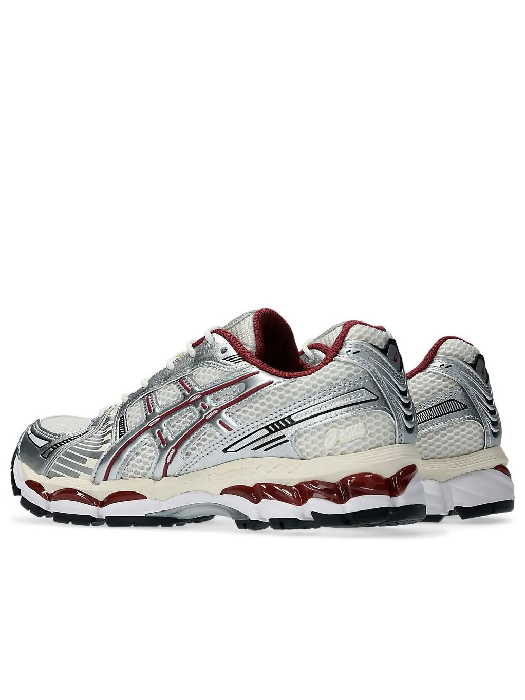 Кроссовки ASICS Gel-Kayano 12.1 'Silver Burgundy' — изображение 3 из 6, серебряный