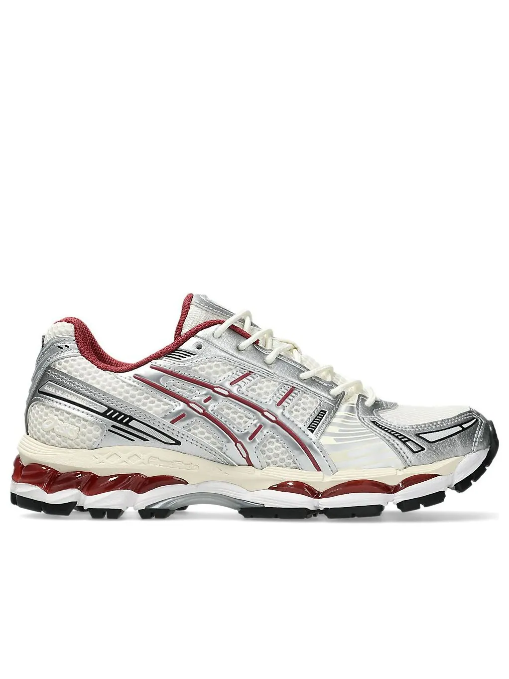 Кроссовки ASICS Gel-Kayano 12.1 'Silver Burgundy' — изображение 6 из 6, серебряный
