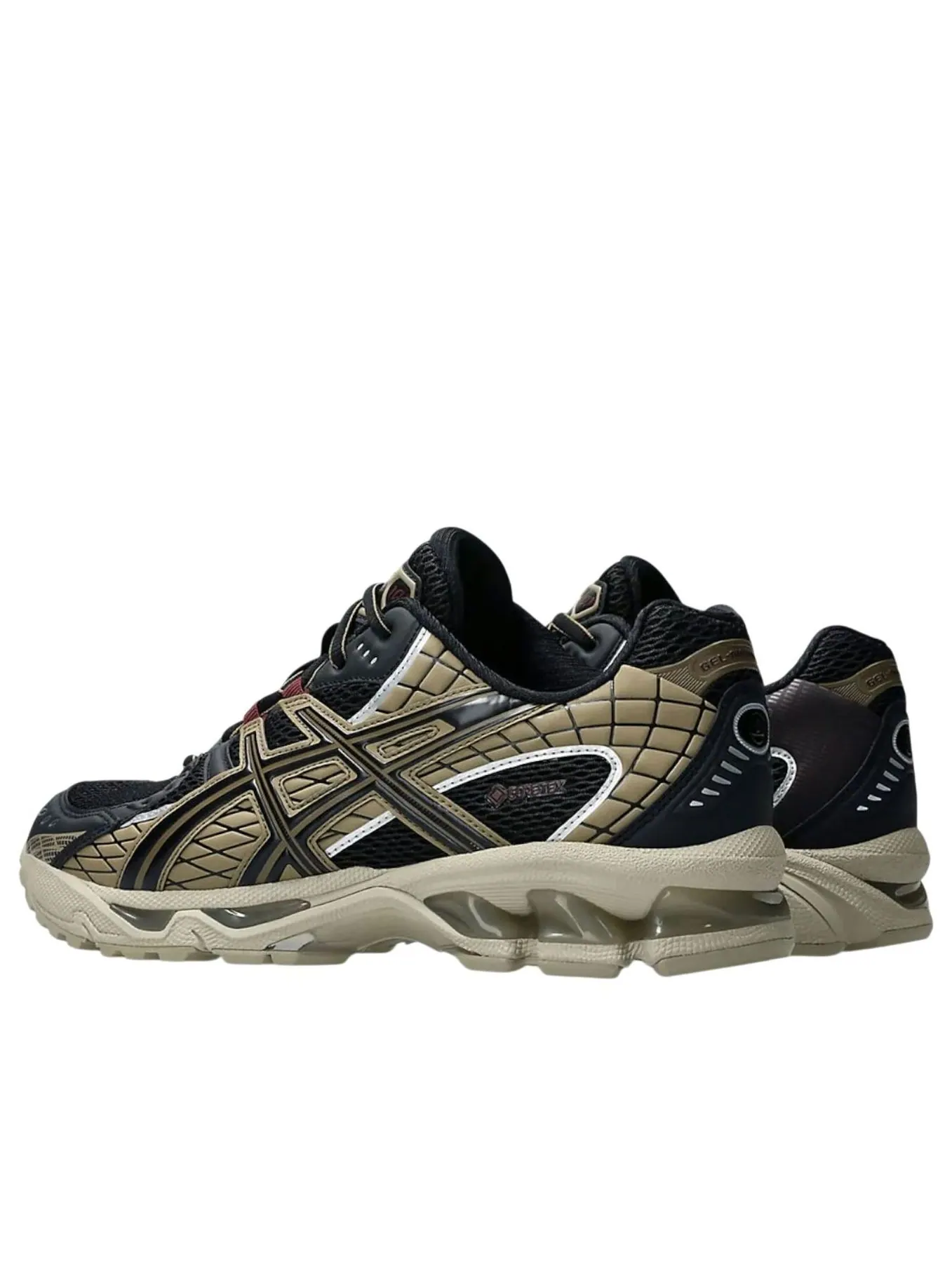 Asics Gel-Nimbus 10.1 Gore-Tex 'Black Pepper' — изображение 6 из 6, черный/хаки