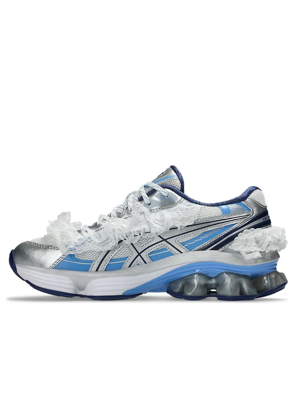 Кроссовки ASICS x Shushu/Tong Gel-Kinetic Fluent 'White' — изображение 1 из 6, серебряный