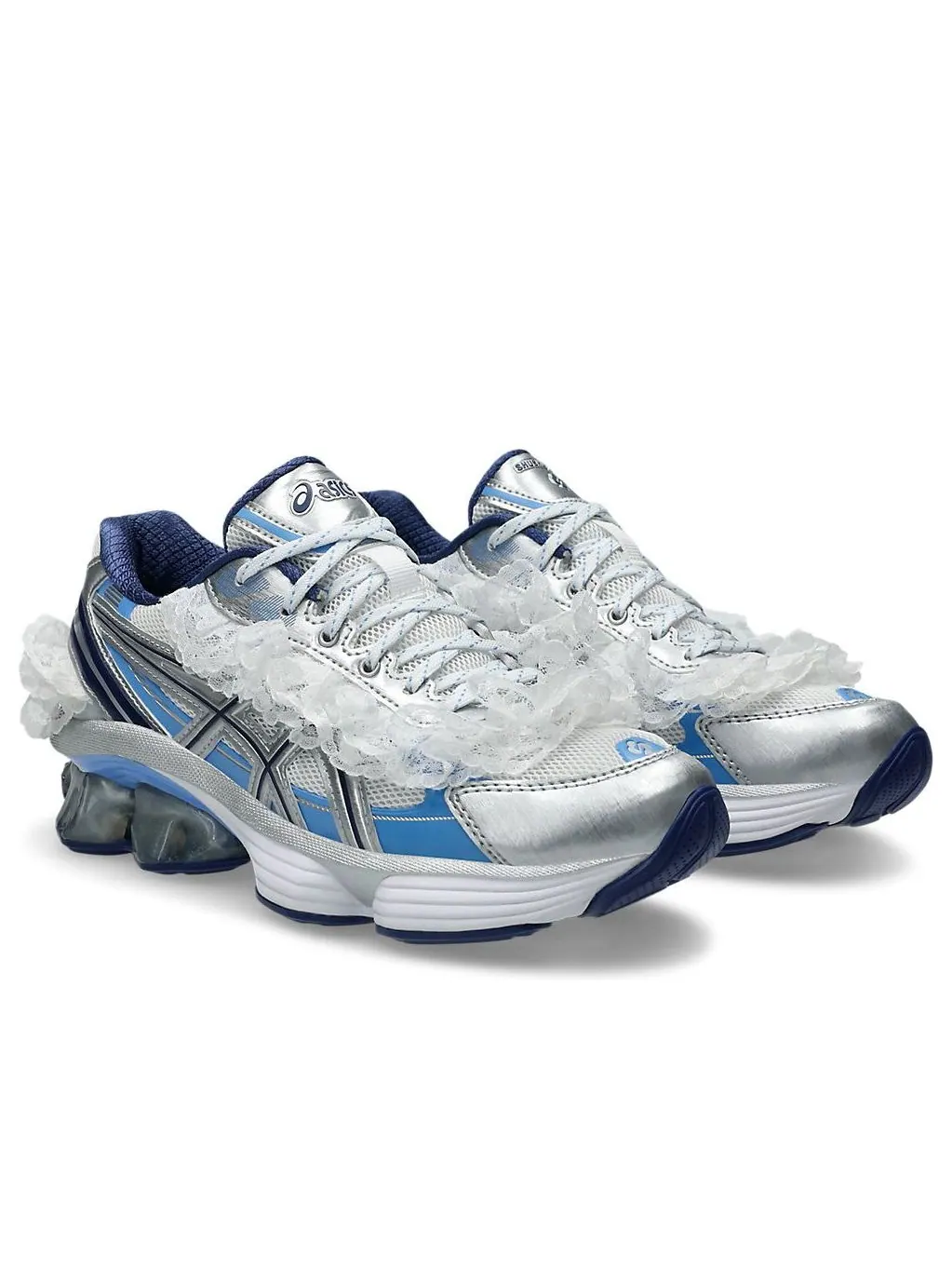 Кроссовки ASICS x Shushu/Tong Gel-Kinetic Fluent 'White' — изображение 2 из 6, серебряный