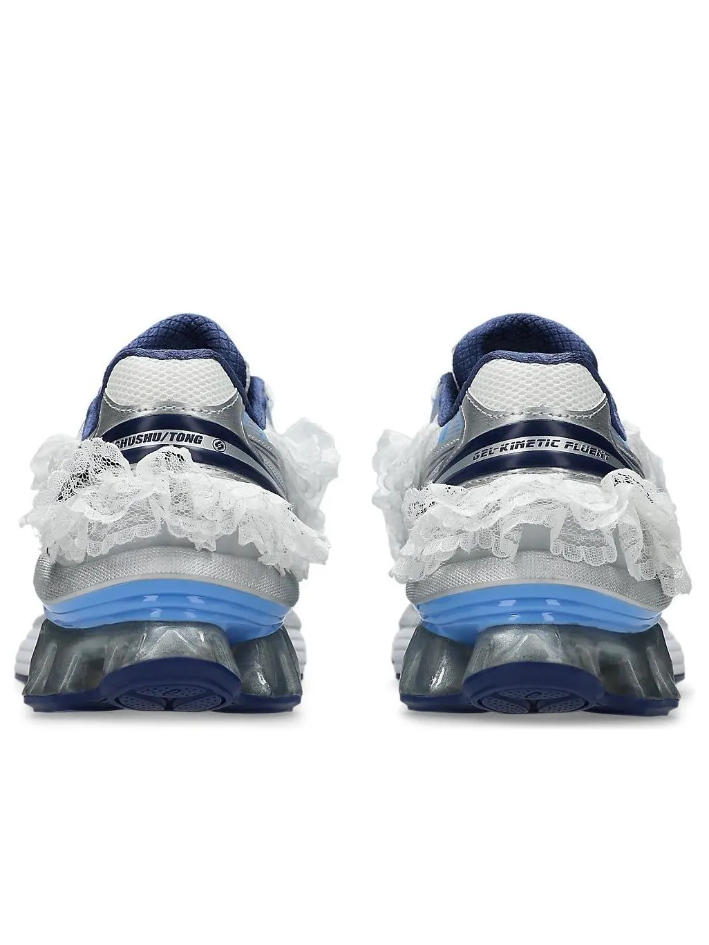 Кроссовки ASICS x Shushu/Tong Gel-Kinetic Fluent 'White' — изображение 4 из 6, серебряный