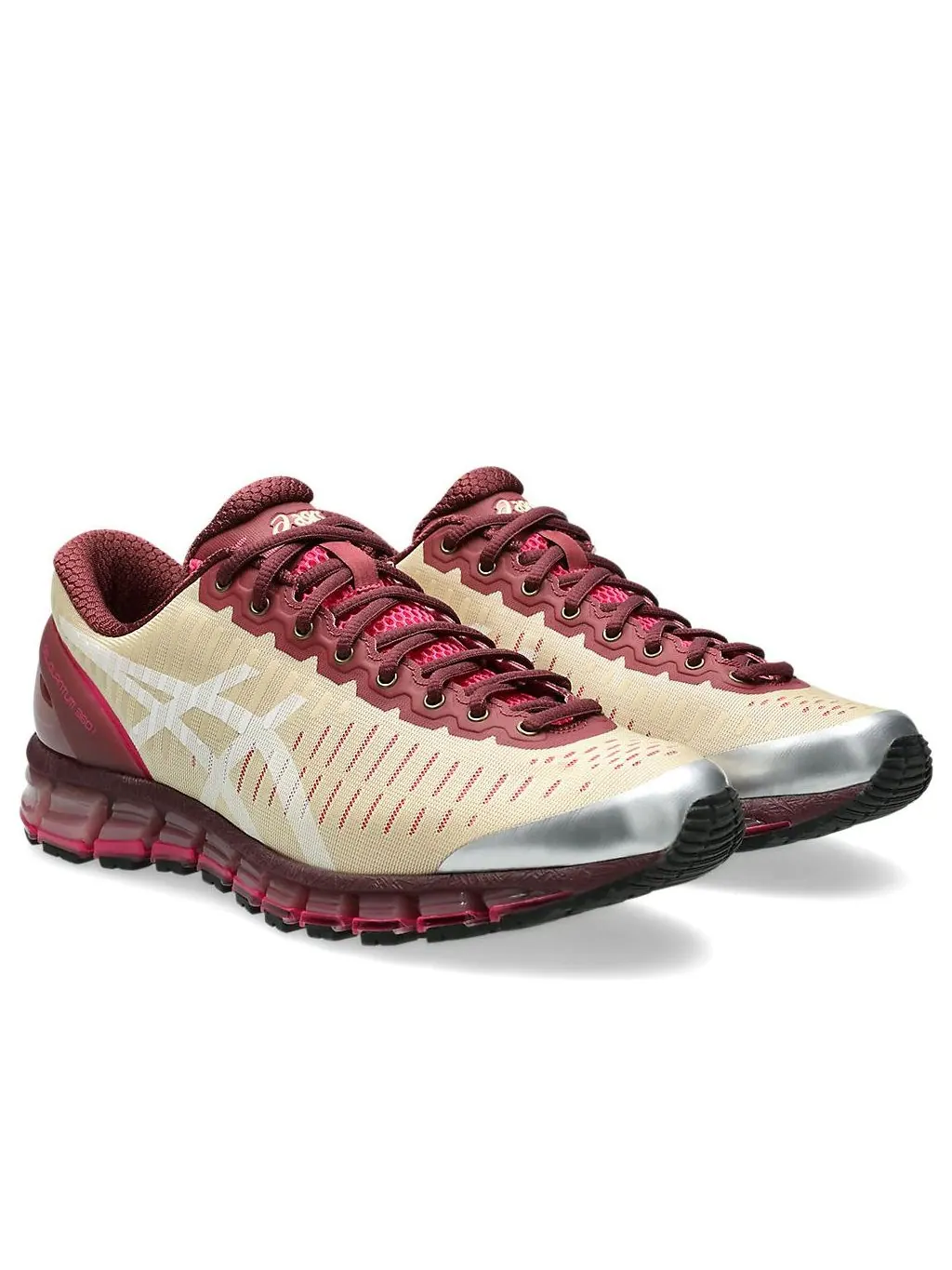Кроссовки ASICS x Above The Clouds Gel-Quantum 360 I 'Wine' — изображение 2 из 6, красный