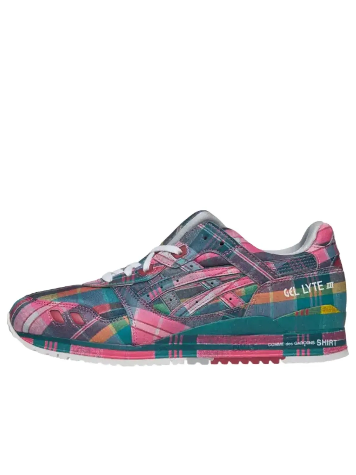 РУБАШКА Asics x COMME des GARCONS Gel-Lyte III '07 Remastered 'Pink Plaid' — изображение 1 из 5, мульти