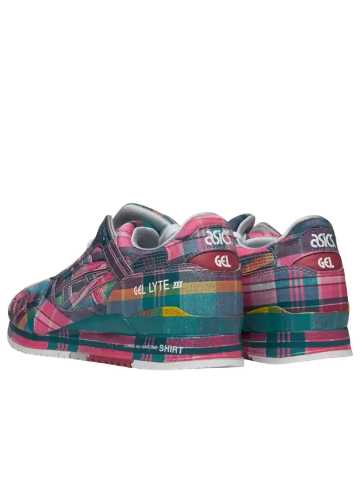РУБАШКА Asics x COMME des GARCONS Gel-Lyte III '07 Remastered 'Pink Plaid' — изображение 3 из 5, мульти