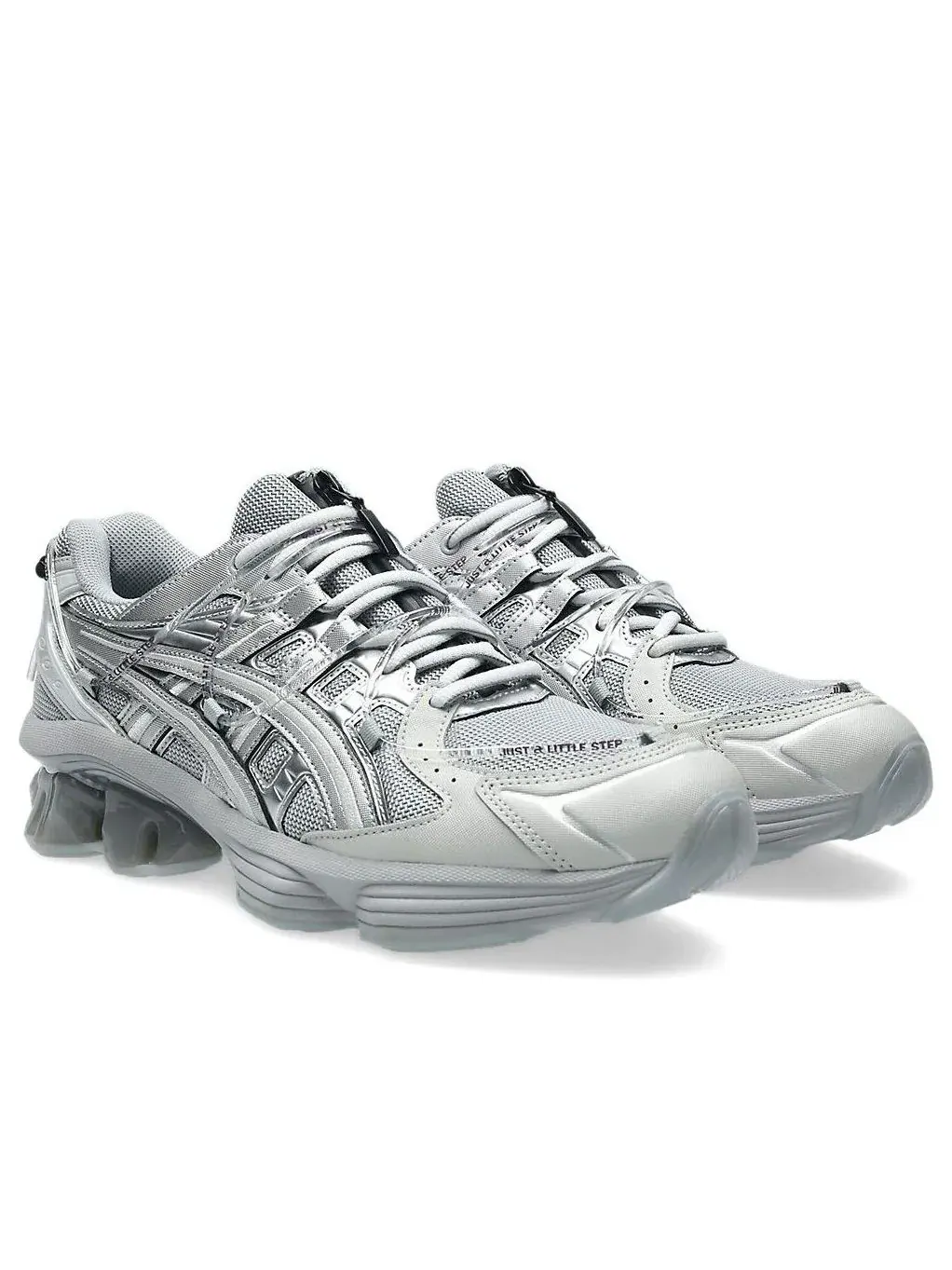 Кроссовки ASICS x Yoasobi Gel-Kinetic Fluent 'Silver' — изображение 3 из 7, серебряный