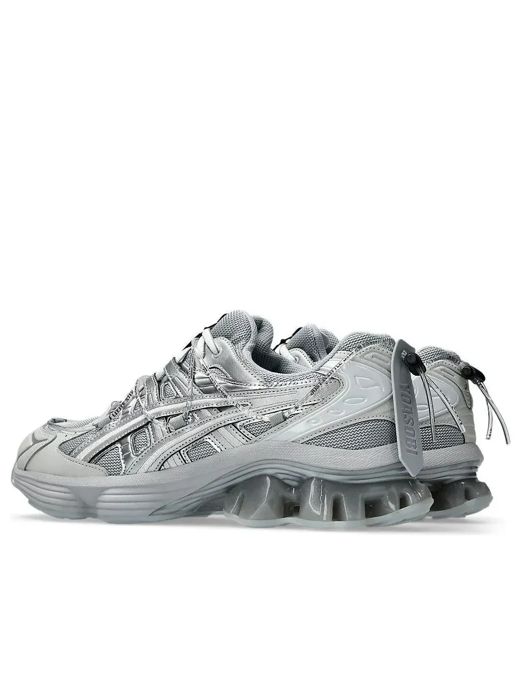 Кроссовки ASICS x Yoasobi Gel-Kinetic Fluent 'Silver' — изображение 4 из 7, серебряный