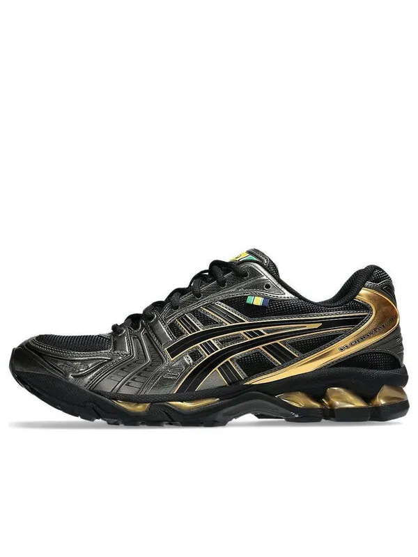 Кроссовки x senna gel-kayano 14 'black pure gold' Asics — изображение 1 из 4, черный/золотистый