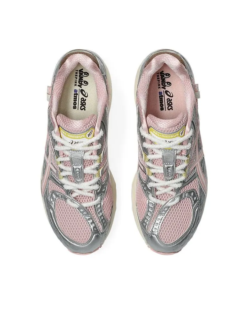 Кроссовки ASICS x Vandy The Pink x atmos Gel-Nimbus 10.1 'Banana Split Strawberry' — изображение 5 из 6, розовый