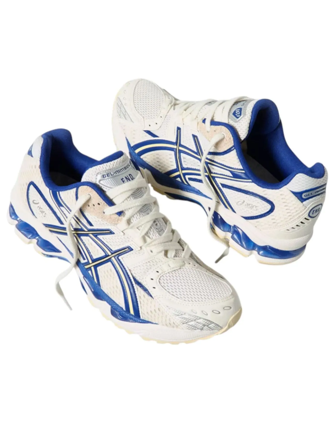 Asics x END. Gel-Nimbus 10.1 'Milk' — изображение 2 из 5, молочный