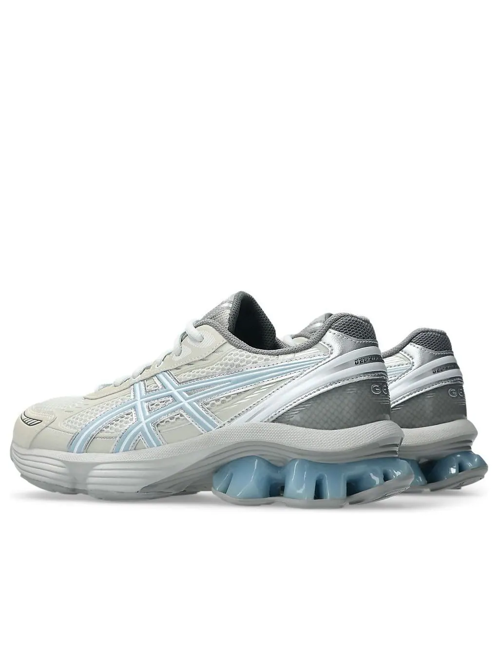 Кроссовки ASICS x EMMI Gel-Kinetic Fluent'Cream Soft Sky' — изображение 3 из 6, серебряный