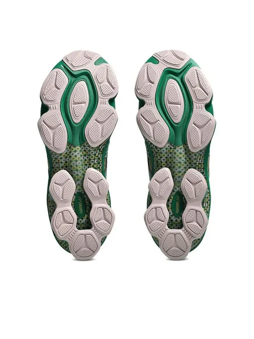 Кроссовки ASICS x Kiko Kostadinov Gel-Kinetic Fluent US7-S 'Watershed Rose Kale' — изображение 7 из 7, зеленый