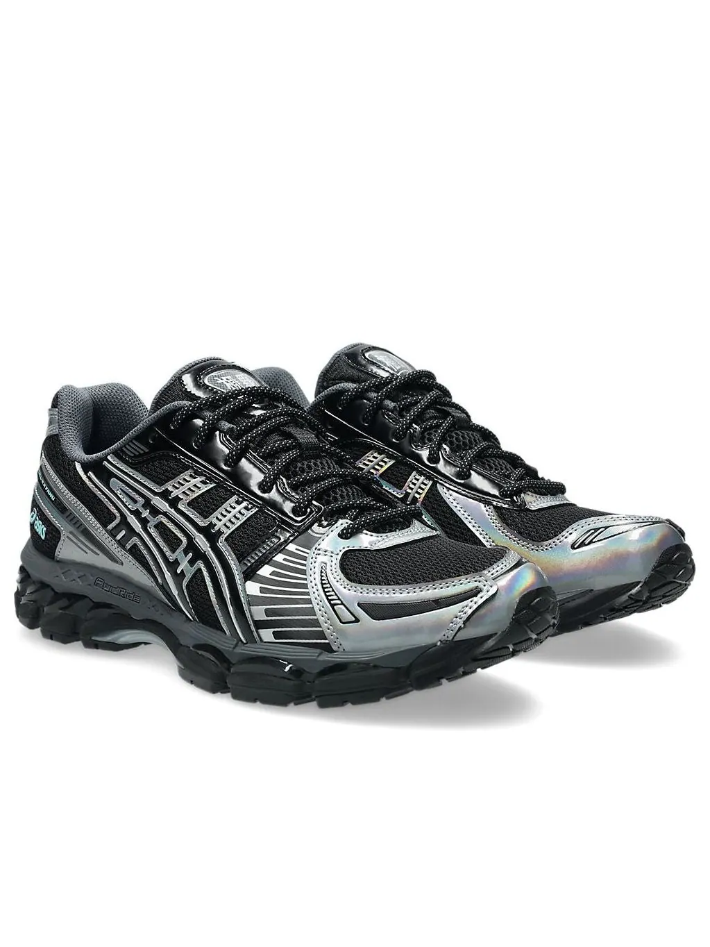 Кроссовки Asics Gel-Kayano 12.1 'Holiday Pack - Black Pure Silver' — изображение 2 из 6, черный/серебристый