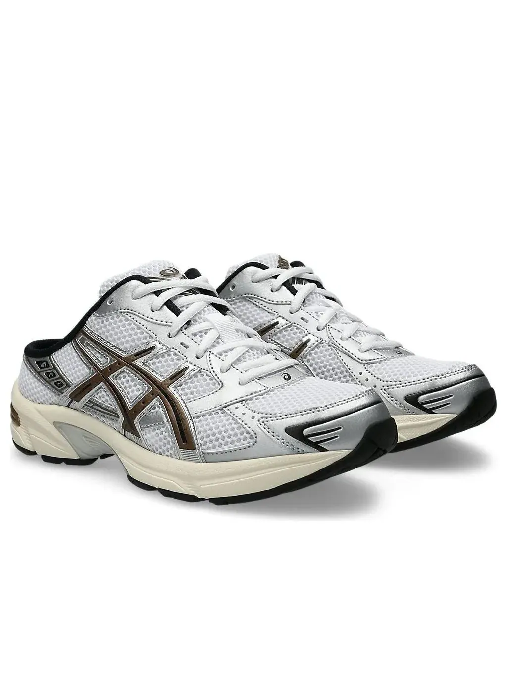 Мужские шлепанцы-мюли с закрытым мысом Gel-1130 White Black ASICS — изображение 3 из 7, белый