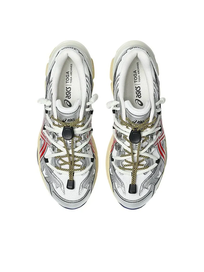 Кроссовки ASICS x TOGA Gel-Cumulus 16 TG 'White Red Pure Silver' — изображение 3 из 6, серебряный