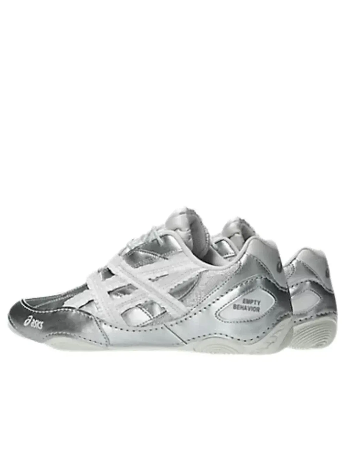 Мужские кроссовки с низким верхом Hypersync White Pure Silver ASICS — изображение 2 из 6, серебряный