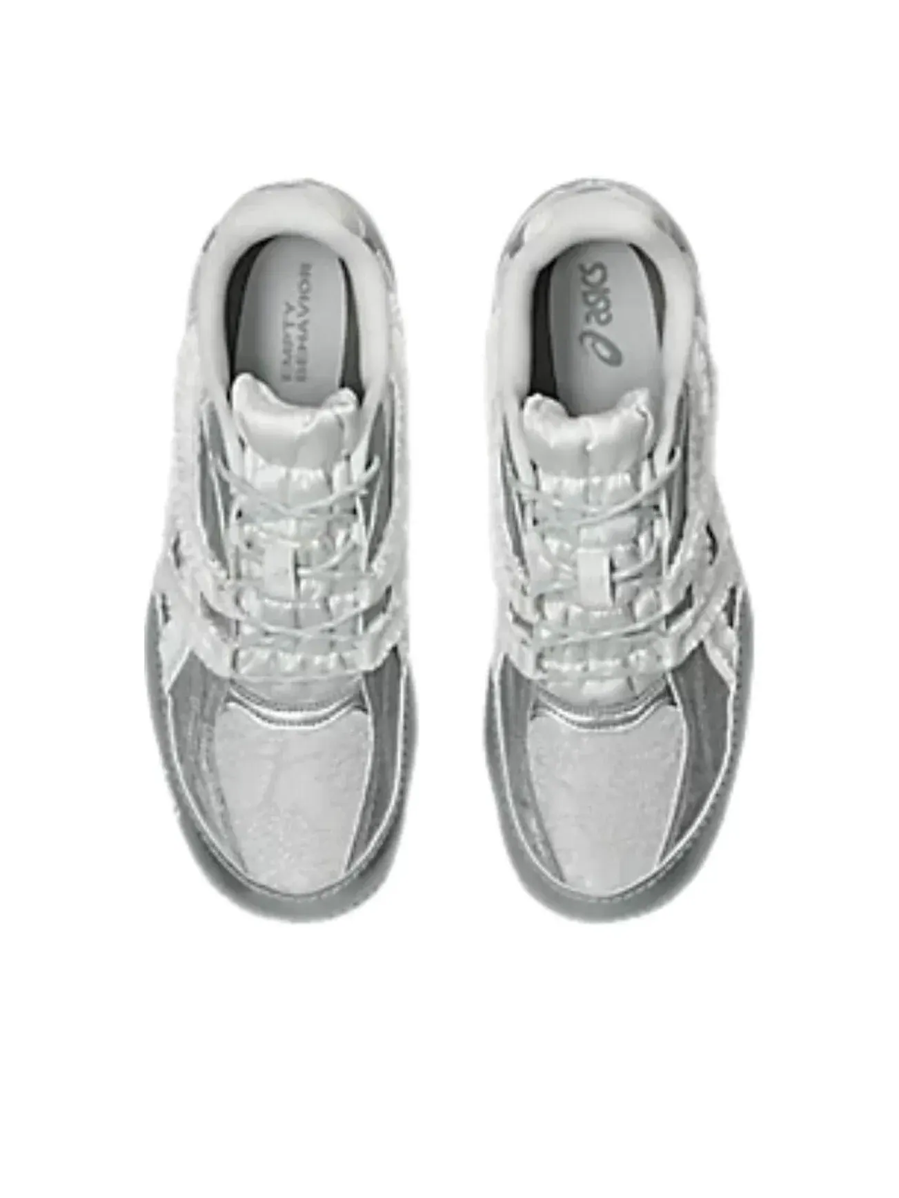 Мужские кроссовки с низким верхом Hypersync White Pure Silver ASICS — изображение 6 из 6, серебряный