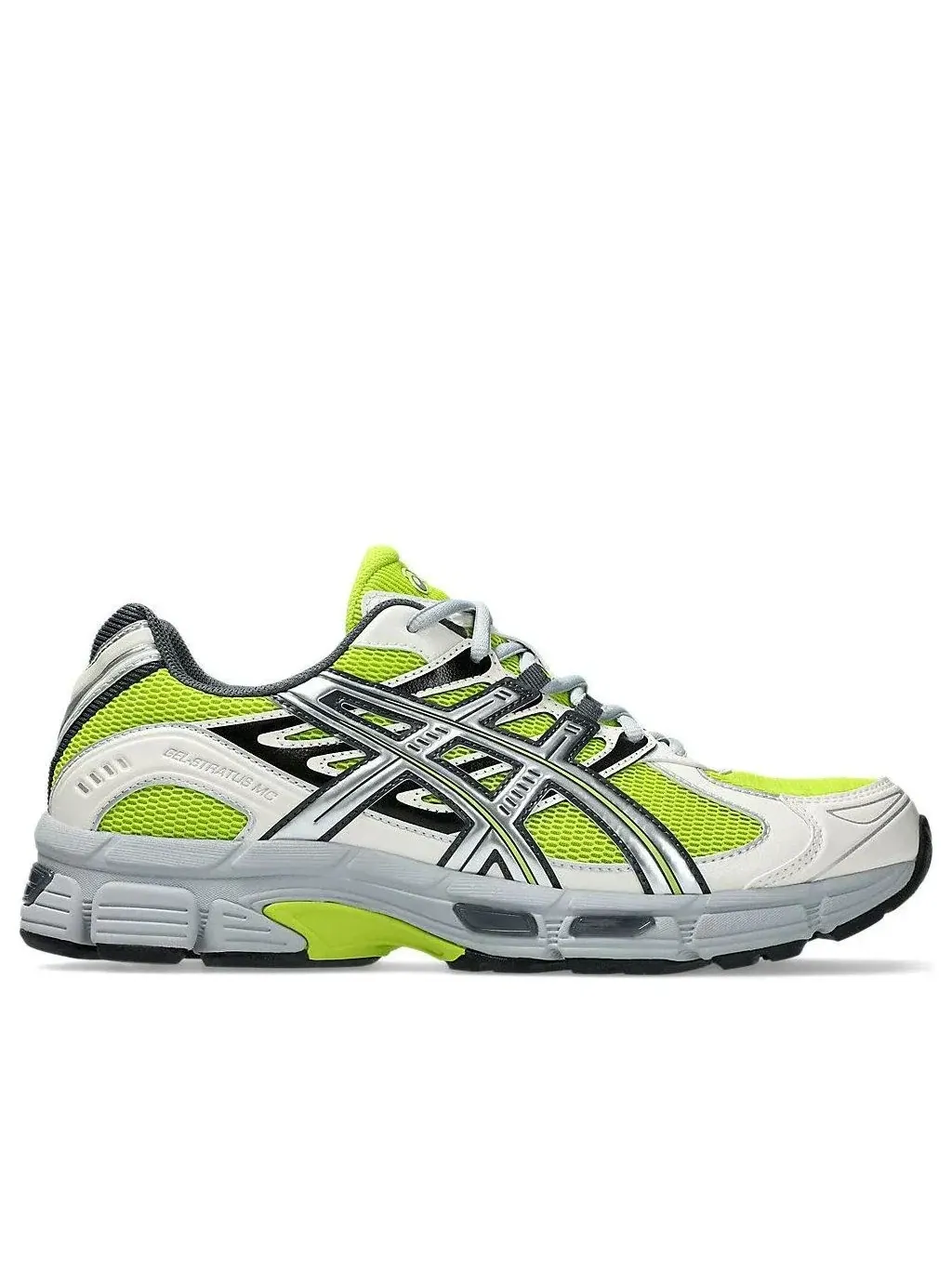 Мужские кроссовки для бега с шнуровкой Gel-Stratus ASICS — изображение 2 из 7, зеленый