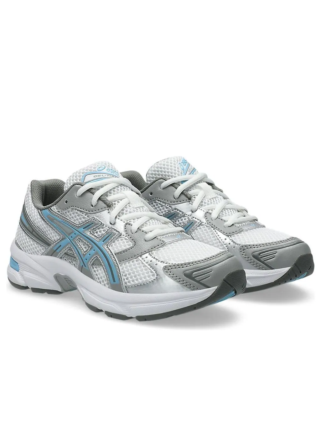 Кроссовки (GS) ASICS Gel-1130 'White Arctic Sky' — изображение 2 из 6, серебряный