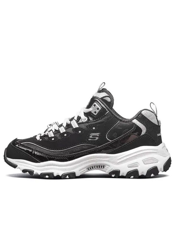 Кроссовки d'lites running shoes black/white/gray Skechers — изображение 1 из 4, черный/белый/серый