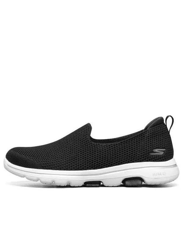 Тапочки go walk 5 loafers 'black' Skechers — изображение 1 из 4, черный