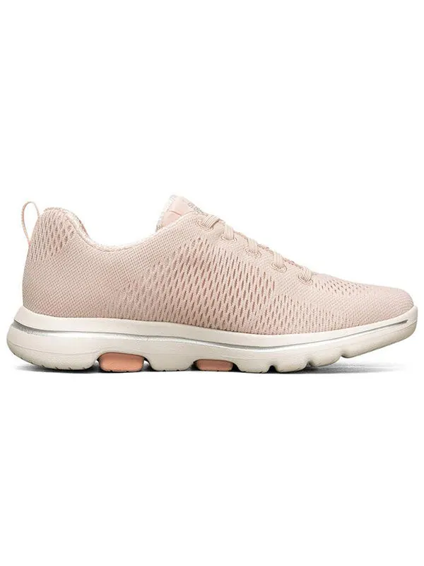 Кроссовки go walk 5 low-top 'light pink beige' Skechers — изображение 2 из 4, розовый