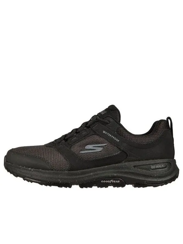 Кроссовки go walk outdoors 'river path - pure black' Skechers — изображение 1 из 4, черный