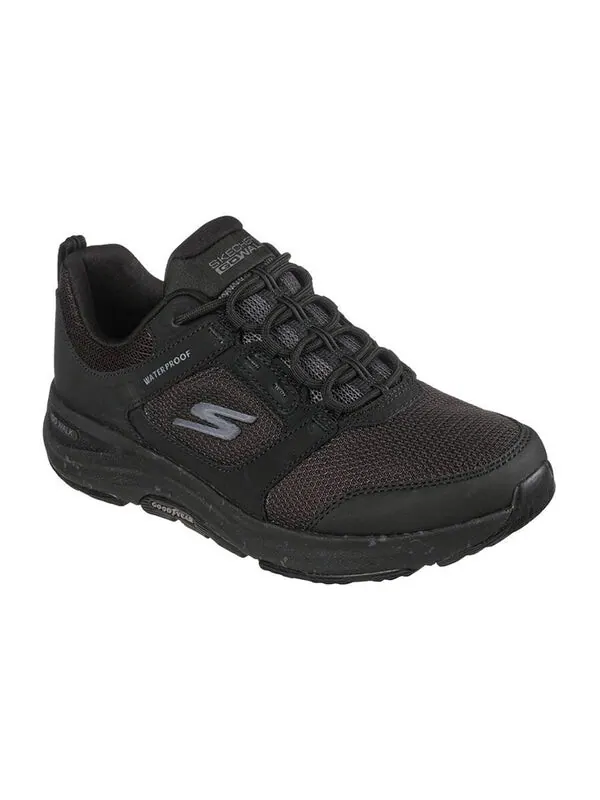 Кроссовки go walk outdoors 'river path - pure black' Skechers — изображение 3 из 4, черный