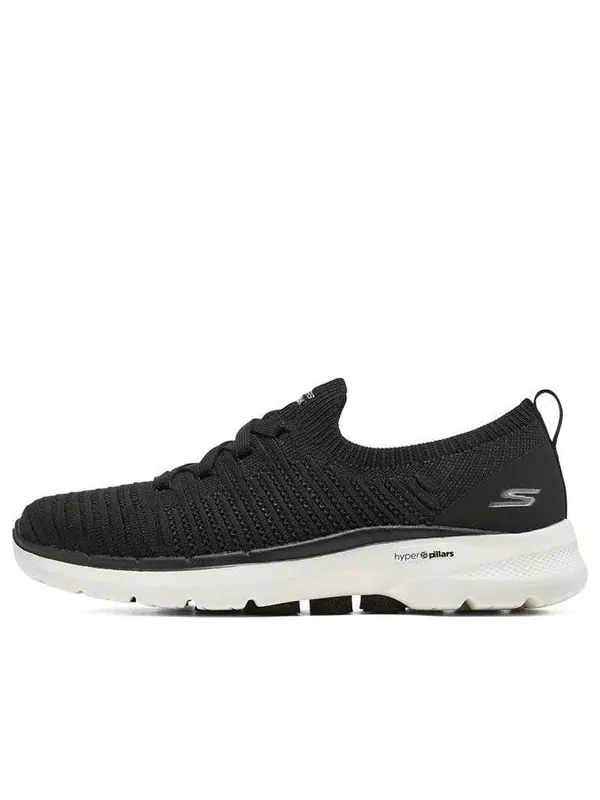 Кроссовки go walk 6 low top black Skechers — изображение 1 из 4, черный