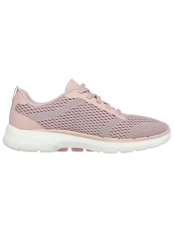 Кроссовки go walk 6 'pink' Skechers — изображение 2 из 4, розовый