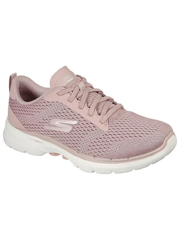 Кроссовки go walk 6 'pink' Skechers — изображение 3 из 4, розовый
