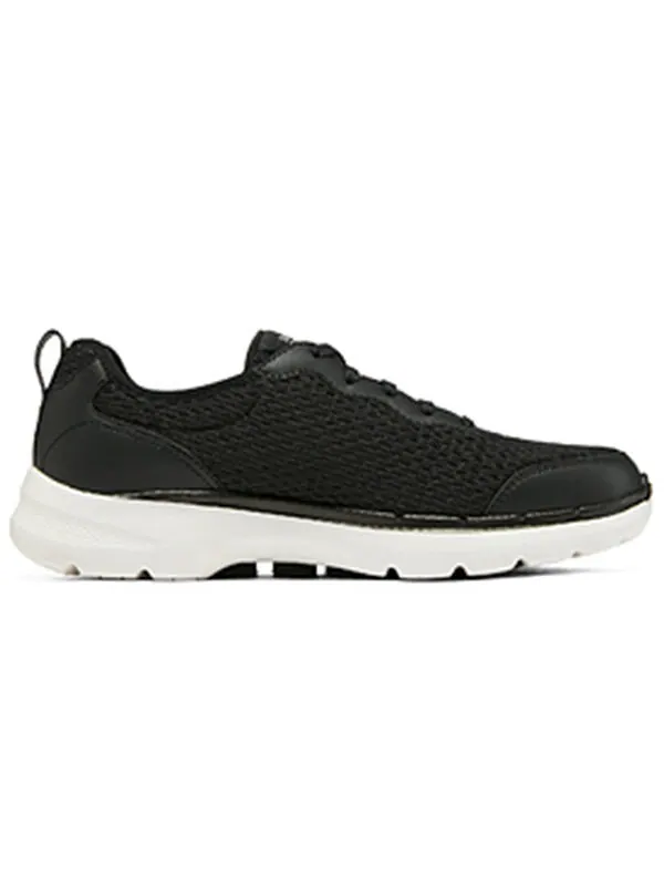 Кроссовки go walk 6 'black white' Skechers — изображение 2 из 4, черный/белый