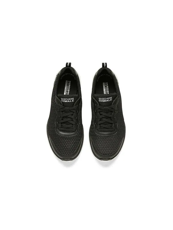 Кроссовки go walk 6 'black white' Skechers — изображение 3 из 4, черный/белый