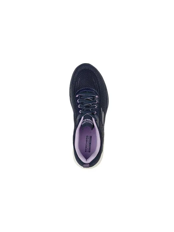 Кроссовки go walk 6 'black purple' Skechers — изображение 4 из 4, синий