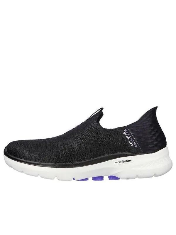 Кроссовки go walk 6 'black' Skechers — изображение 1 из 4, черный