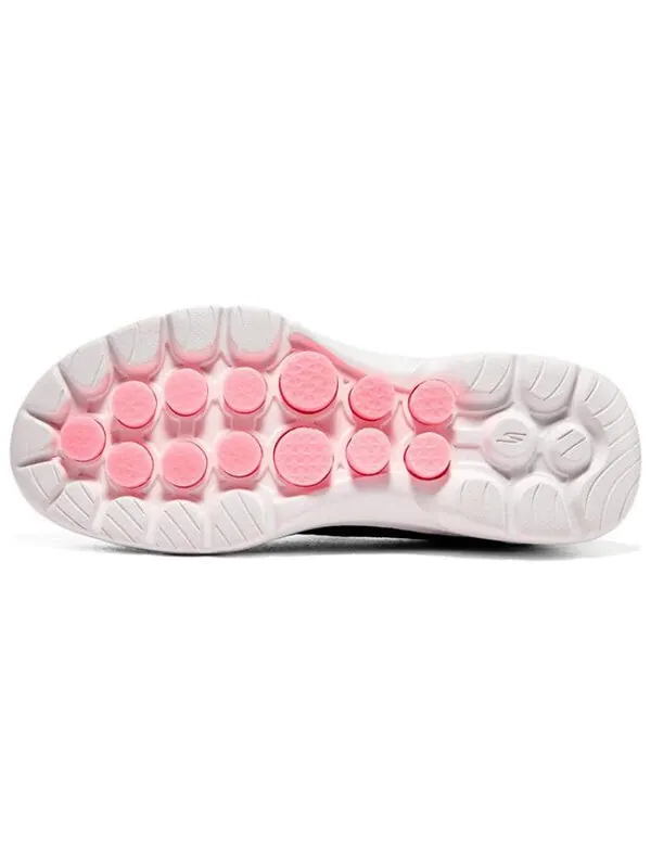 Кроссовки go walk 6 slip in 'black pink' Skechers — изображение 4 из 4, черный/розовый