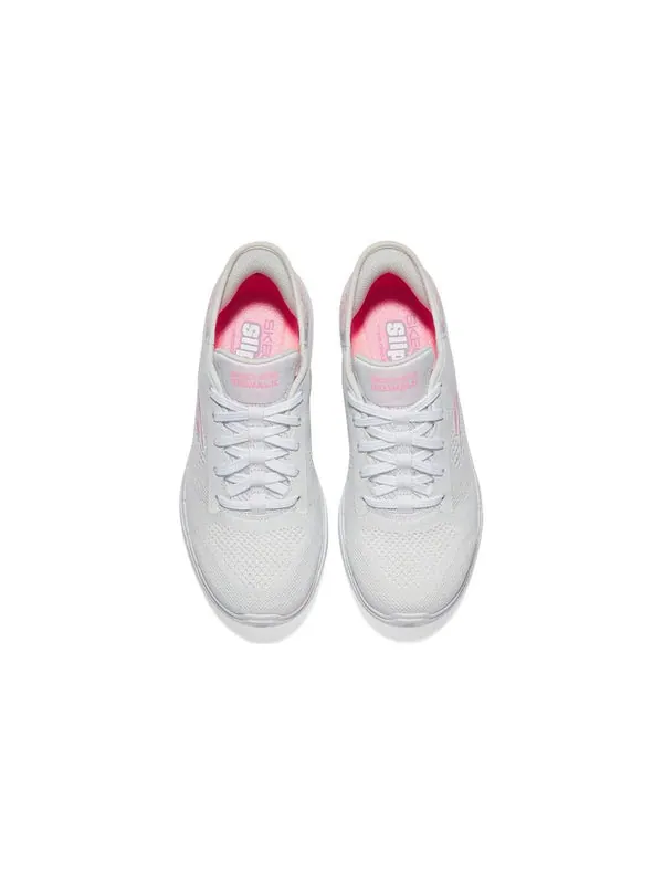 Кроссовки go walk 'white pink' Skechers — изображение 3 из 4, белый/розовый
