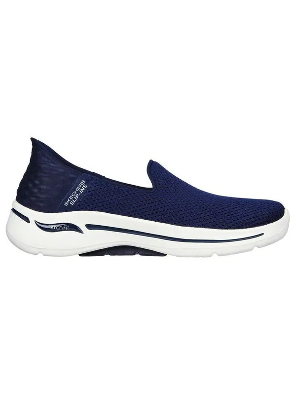 Кроссовки gowalk arch fit 'summer - navy white' Skechers — изображение 2 из 4, темно-синий/белый