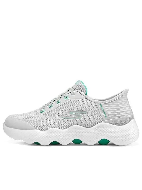 Кроссовки go walk massage fit 'grey aqua' Skechers — изображение 1 из 4, серый/голубой