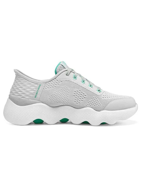 Кроссовки go walk massage fit 'grey aqua' Skechers — изображение 2 из 4, серый/голубой