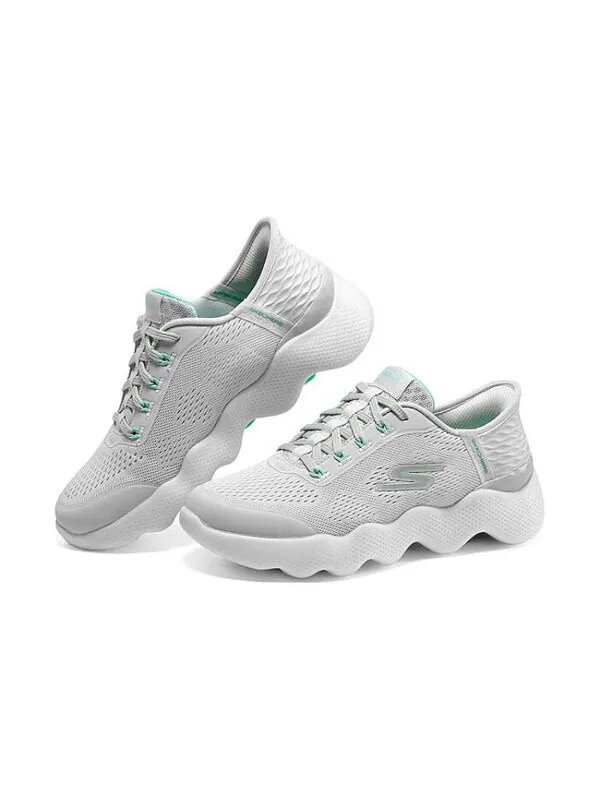 Кроссовки go walk massage fit 'grey aqua' Skechers — изображение 4 из 4, серый/голубой