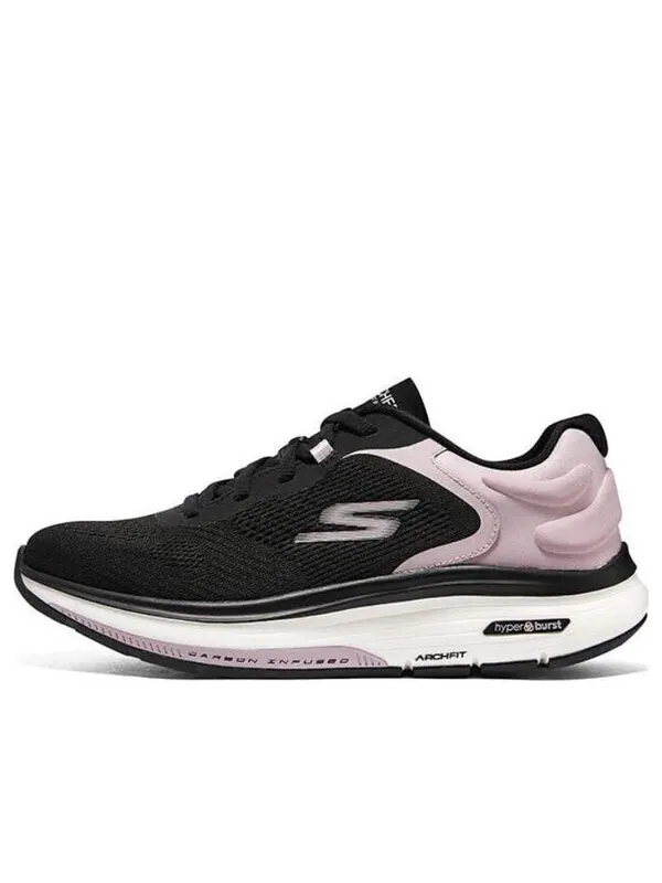 Кроссовки go walk work out 'black mauve' Skechers — изображение 1 из 4, черный//белый