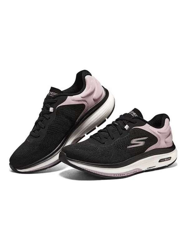 Кроссовки go walk work out 'black mauve' Skechers — изображение 3 из 4, черный//белый