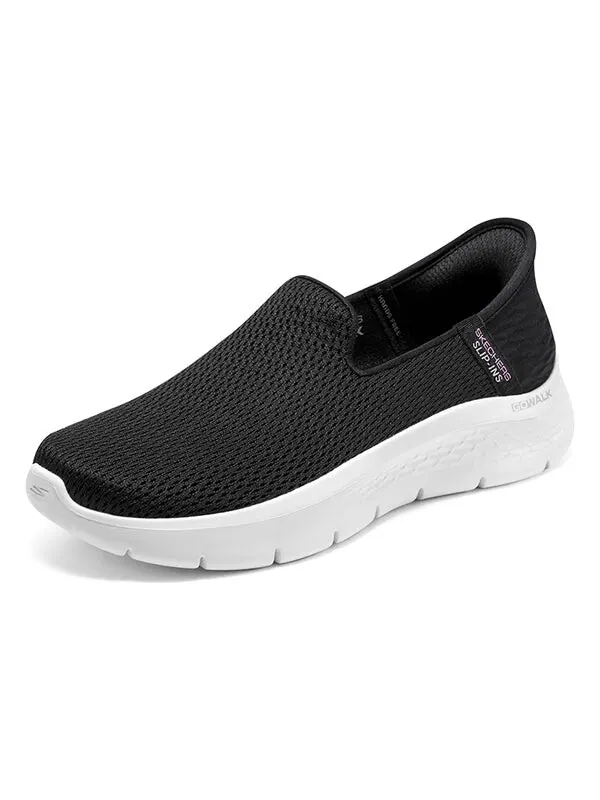 Кроссовки go walk flex 'relish - black white' Skechers — изображение 3 из 4, черный/белый