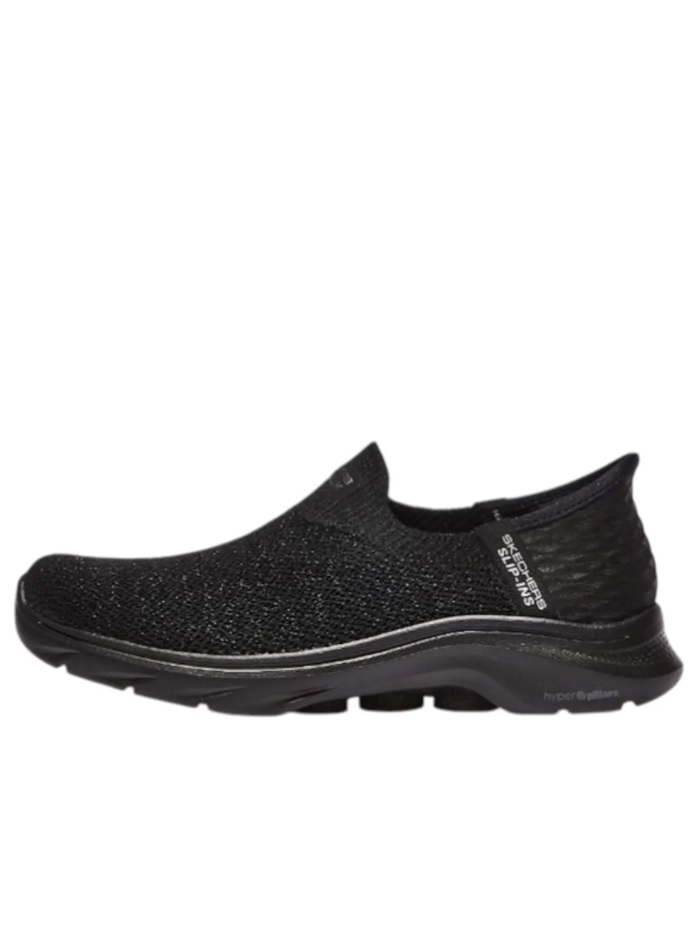 Кроссовки (WMNS) Skechers Go Walk 7 Slip Ins 'Black' — изображение 1 из 5, черный