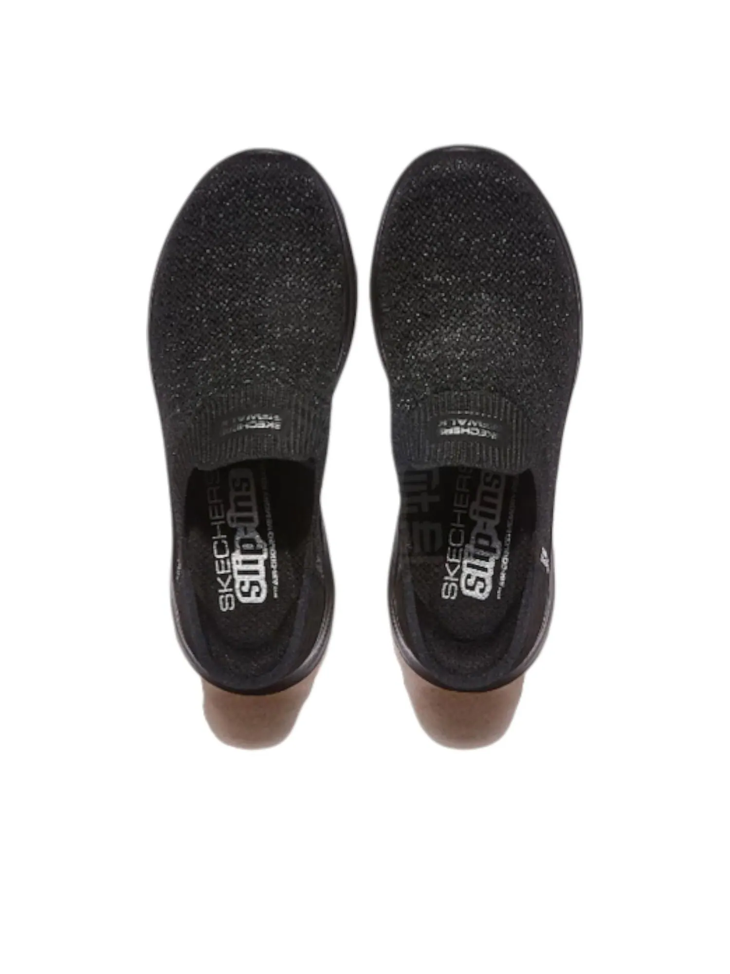 Кроссовки (WMNS) Skechers Go Walk 7 Slip Ins 'Black' — изображение 3 из 5, черный