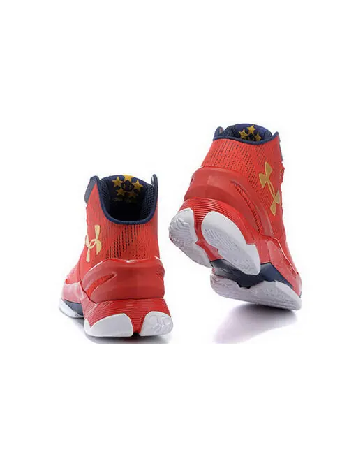 Кроссовки curry 2 'floor general' Under Armour — изображение 2 из 4, красный