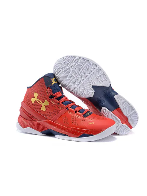 Кроссовки curry 2 'floor general' Under Armour — изображение 3 из 4, красный