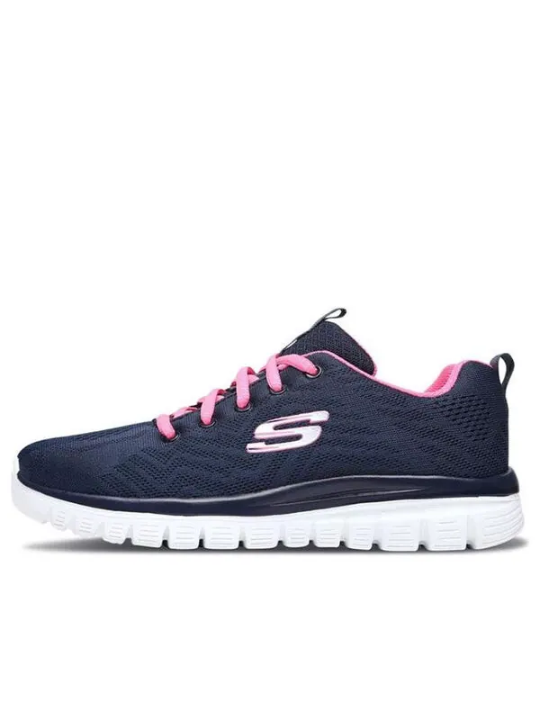 Кроссовки graceful get connected blue/white/pink Skechers — изображение 1 из 4, синий