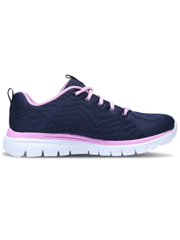 Кроссовки graceful get connected running shoes blue/pink/white Skechers — изображение 2 из 4, мульти